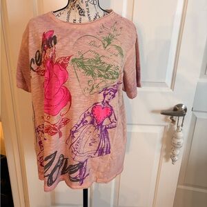 Magnolia Pearl Purple Boa Top #2256 NWT